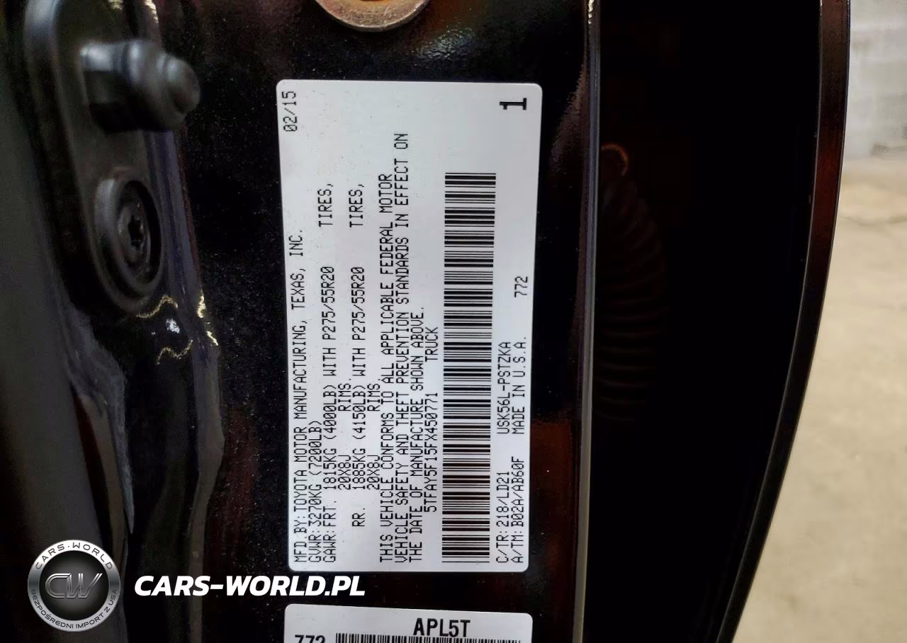 2015 Toyota Tundra 1794 Edition VIN:5TFAY5F15FX450771 - 12