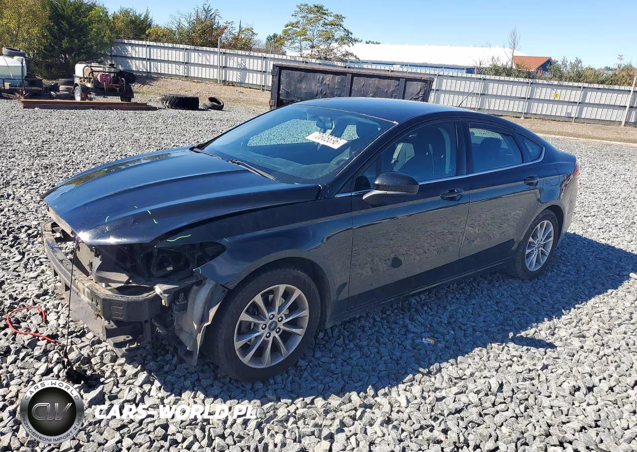 2017 Ford Fusion Se VIN:3FA6P0H76HR219974 - 1