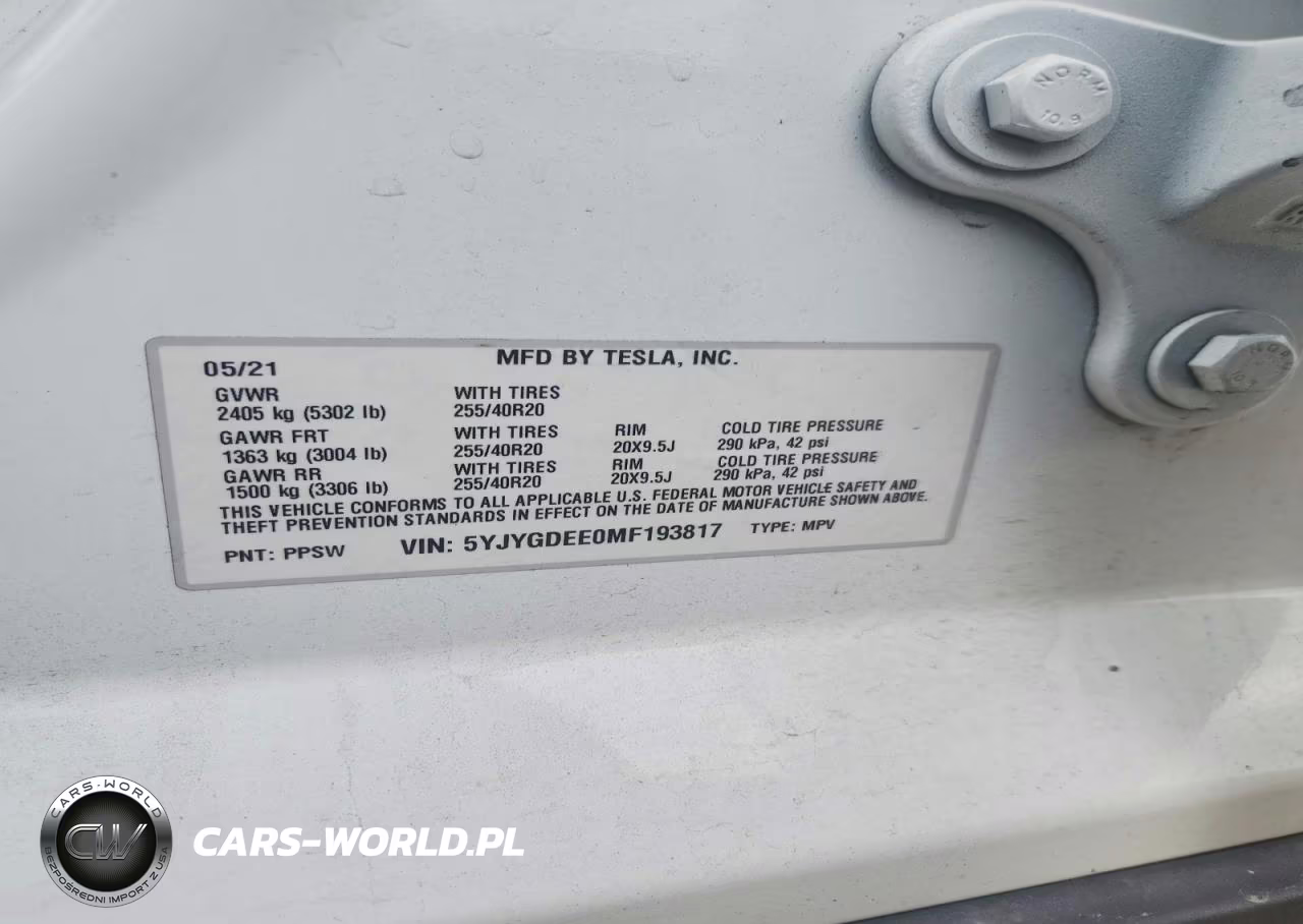 2021 Tesla Model Y VIN:5YJYGDEE0MF193817 - 12
