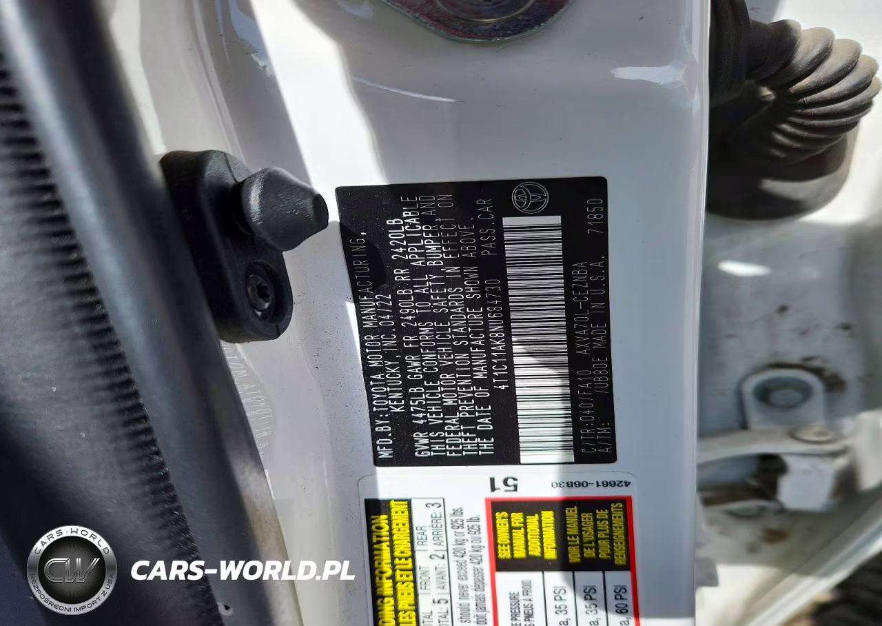 2022 Toyota Camry Le VIN:4T1C11AK8NU684730 - 12