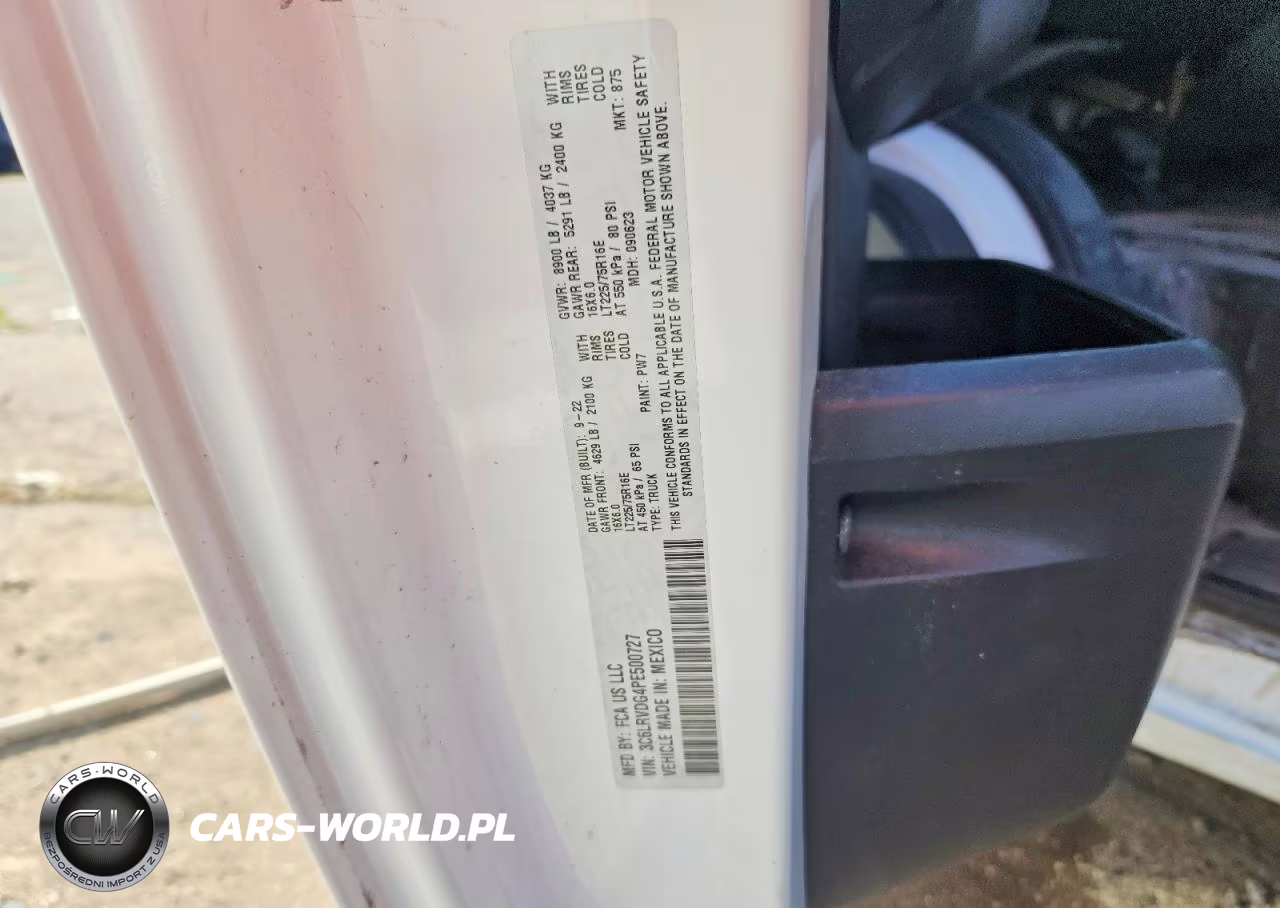 2023 Ram Promaster 2500 Delivery Van VIN:3C6LRVDG4PE500727 - 13
