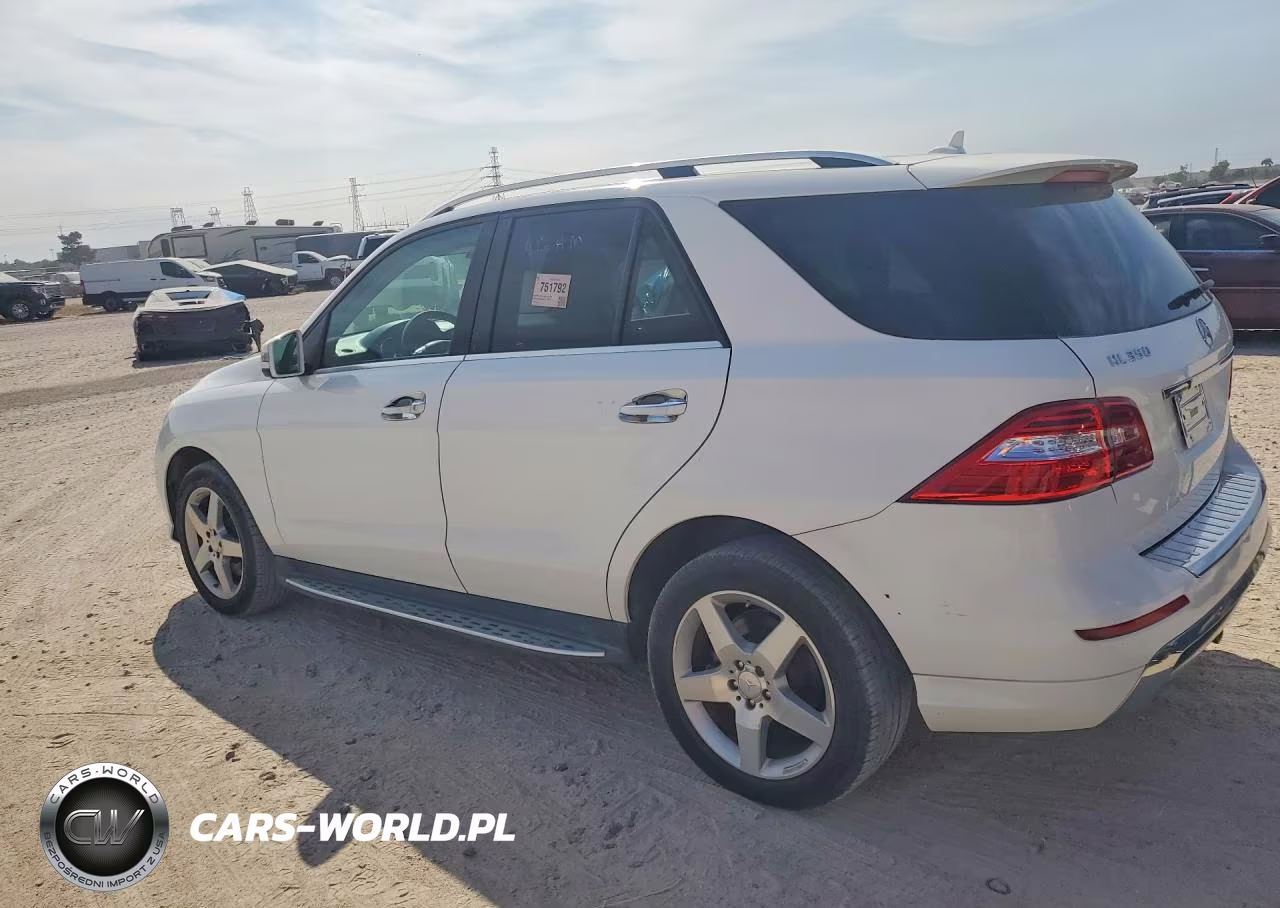 2014 Mercedes-Benz Ml 350 VIN:4JGDA5JB2EA286068 - 2