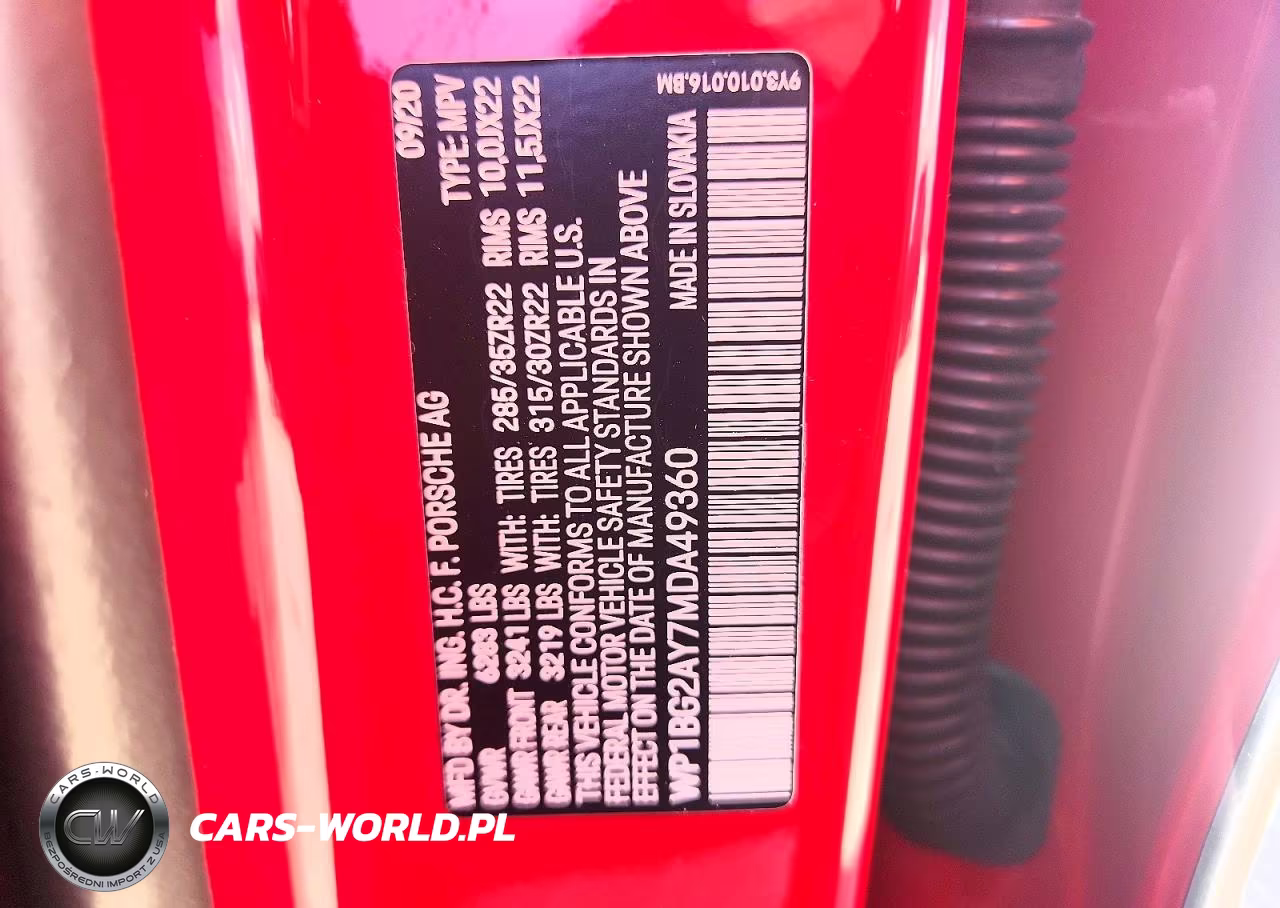 2021 Porsche Cayenne Gts Coupe VIN:WP1BG2AY7MDA49360 - 13