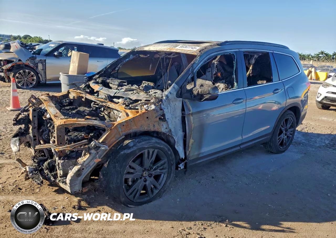 2022 Honda Pilot Se VIN:5FNYF5H20NB020360 - 1