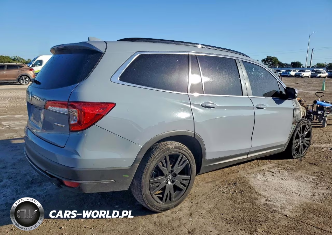 2022 Honda Pilot Se VIN:5FNYF5H20NB020360 - 3