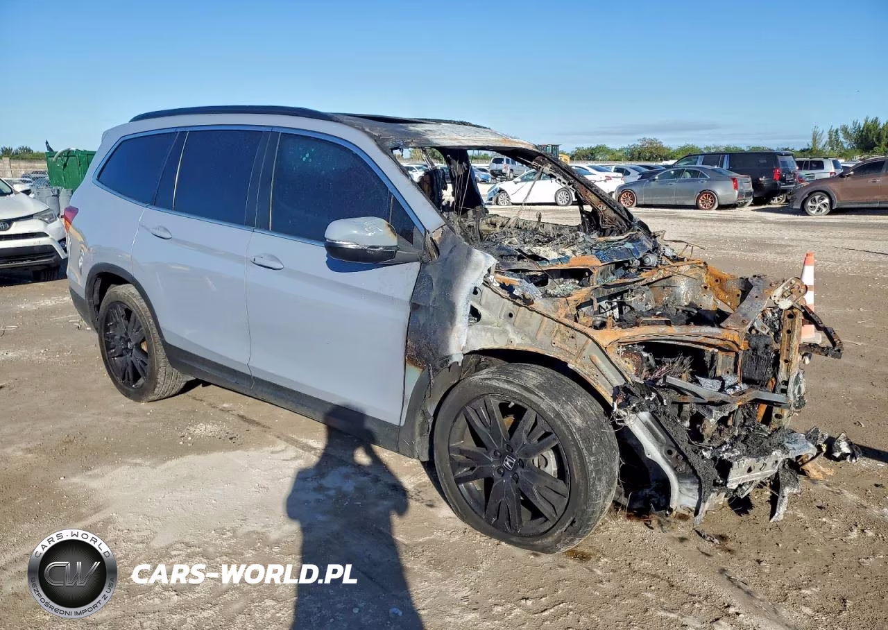 2022 Honda Pilot Se VIN:5FNYF5H20NB020360 - 4