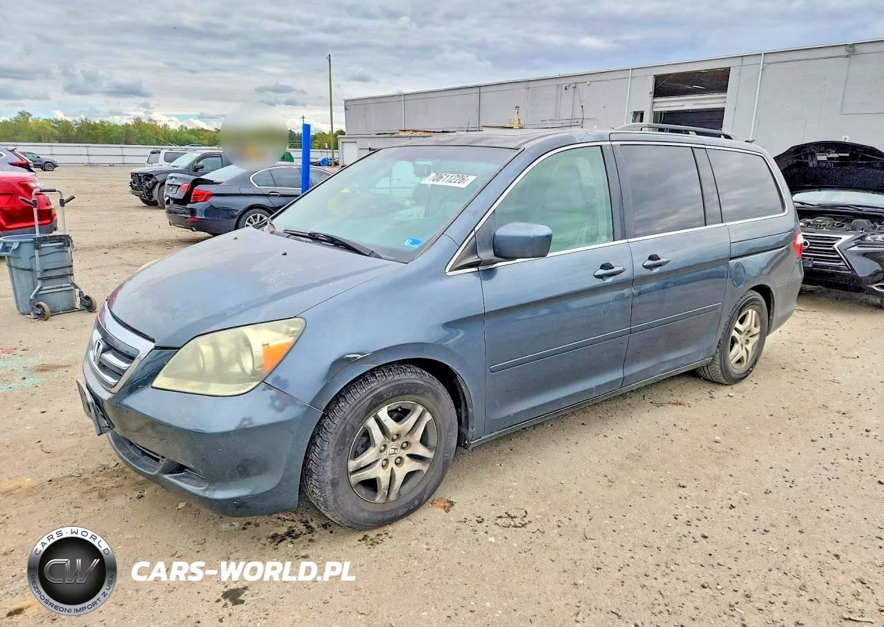 2005 Honda Odyssey Exl VIN:5FNRL38625B019702 - 1