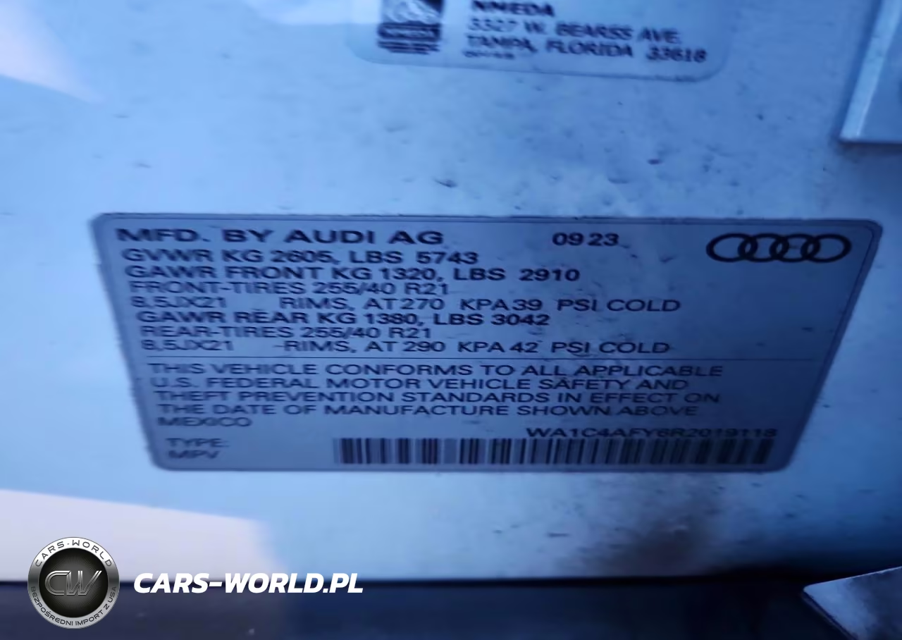 2024 Audi Sq5 Prestige VIN:WA1C4AFY6R2019118 - 12