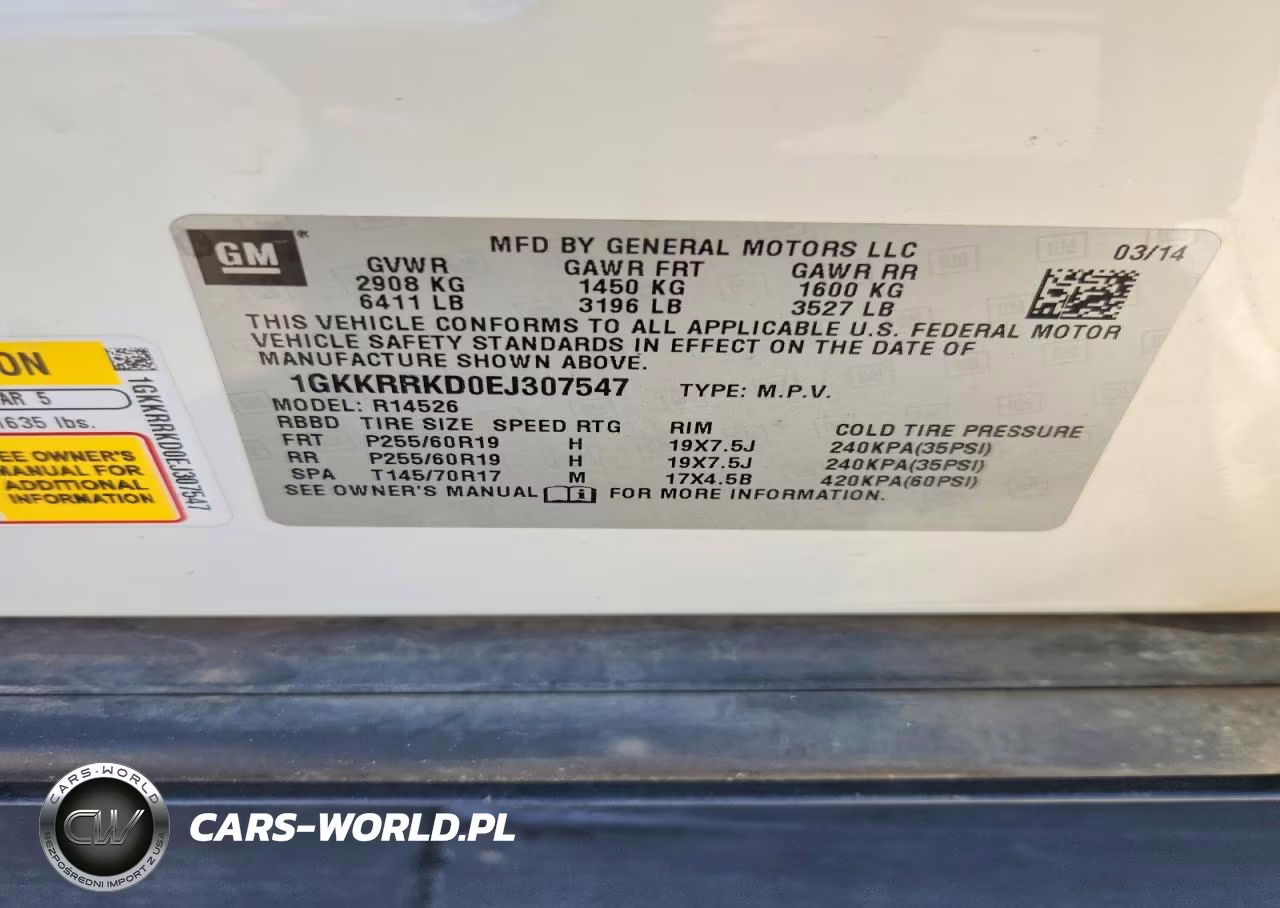 2014 GMC Acadia Slt-1 VIN:1GKKRRKD0EJ307547 - 13