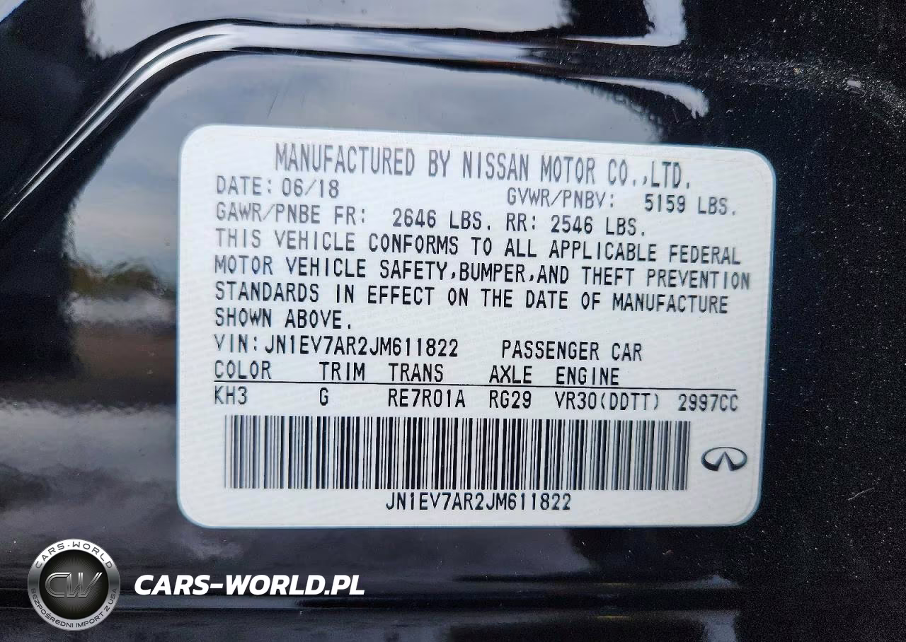 2018 Infiniti Q50 3.0T Luxe VIN:JN1EV7AR2JM611822 - 13