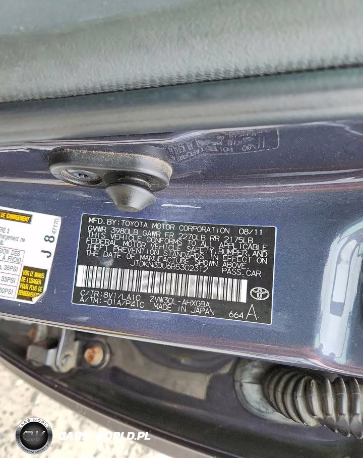 2011 Toyota Prius Four VIN:JTDKN3DU6B5302312 - 13