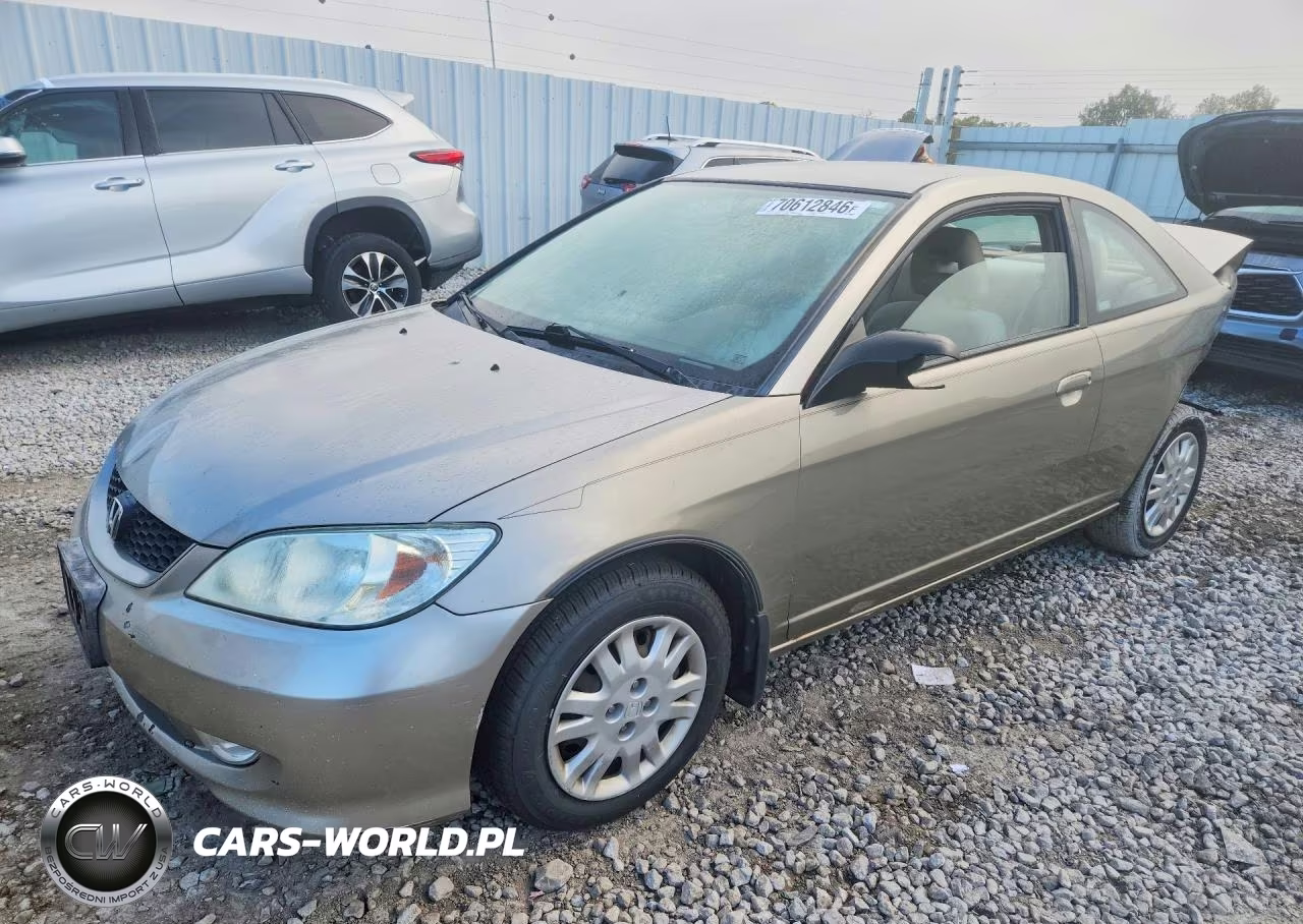 2004 Honda Civic Lx VIN:1HGEM225X4L009177 - 1
