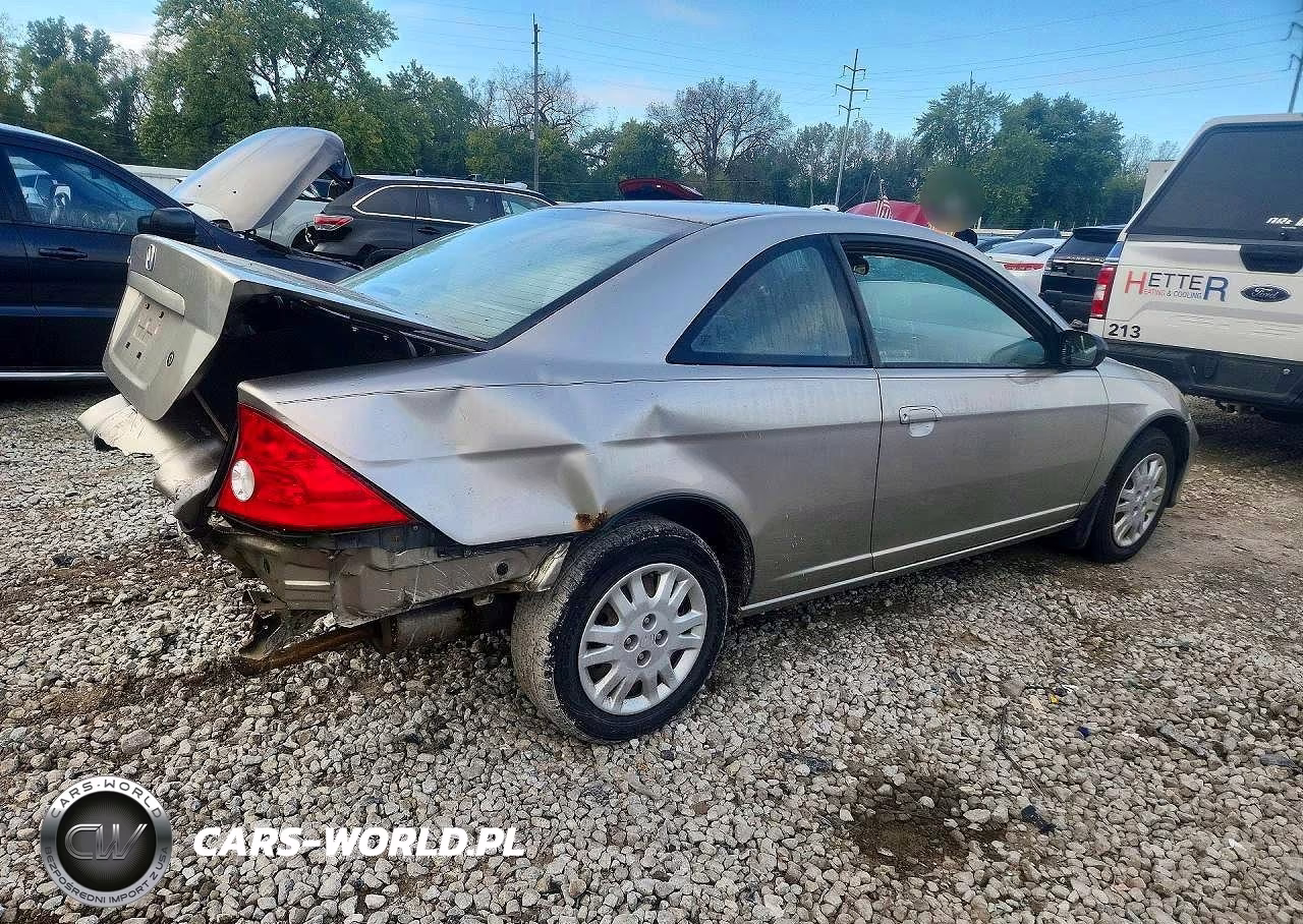 2004 Honda Civic Lx VIN:1HGEM225X4L009177 - 3