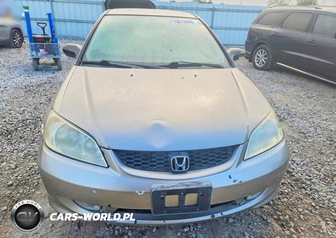 2004 Honda Civic Lx VIN:1HGEM225X4L009177 - 5