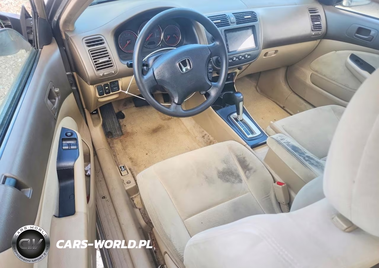 2004 Honda Civic Lx VIN:1HGEM225X4L009177 - 8