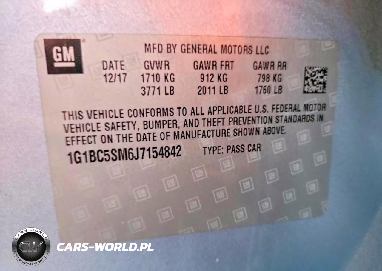 2018 Chevrolet Cruze Ls VIN:1G1BC5SM6J7154842 - 12