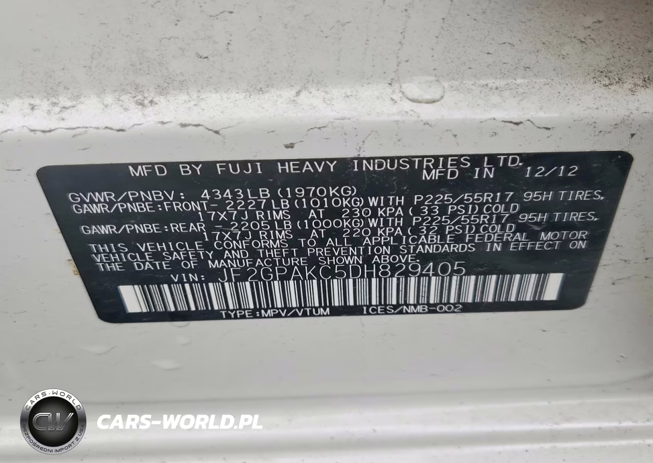 2013 Subaru Xv Crosstrek 2.0 Limited VIN:JF2GPAKC5DH829405 - 14