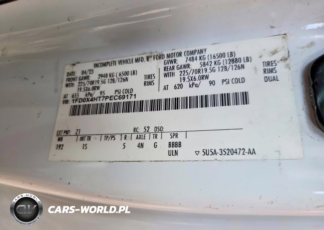 2023 Ford F450 Super Duty VIN:1FD0X4HT7PEC69171 - 12