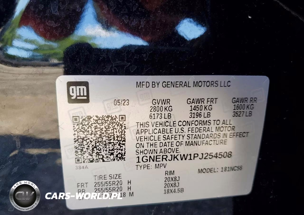 2023 Chevrolet Traverse Rs VIN:1GNERJKW1PJ254508 - 12
