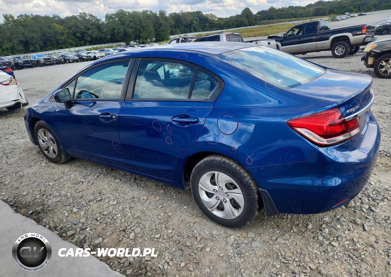 2014 Honda Civic Lx VIN:19XFB2F53EE023869 - 2