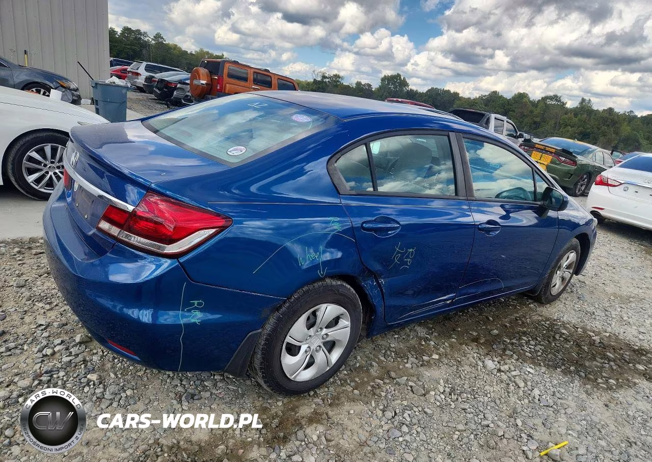 2014 Honda Civic Lx VIN:19XFB2F53EE023869 - 3