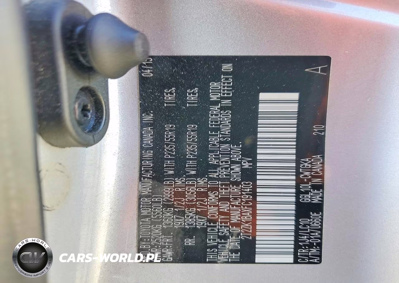 2015 Lexus Rx 350 Base VIN:2T2ZK1BAXFC191403 - 13