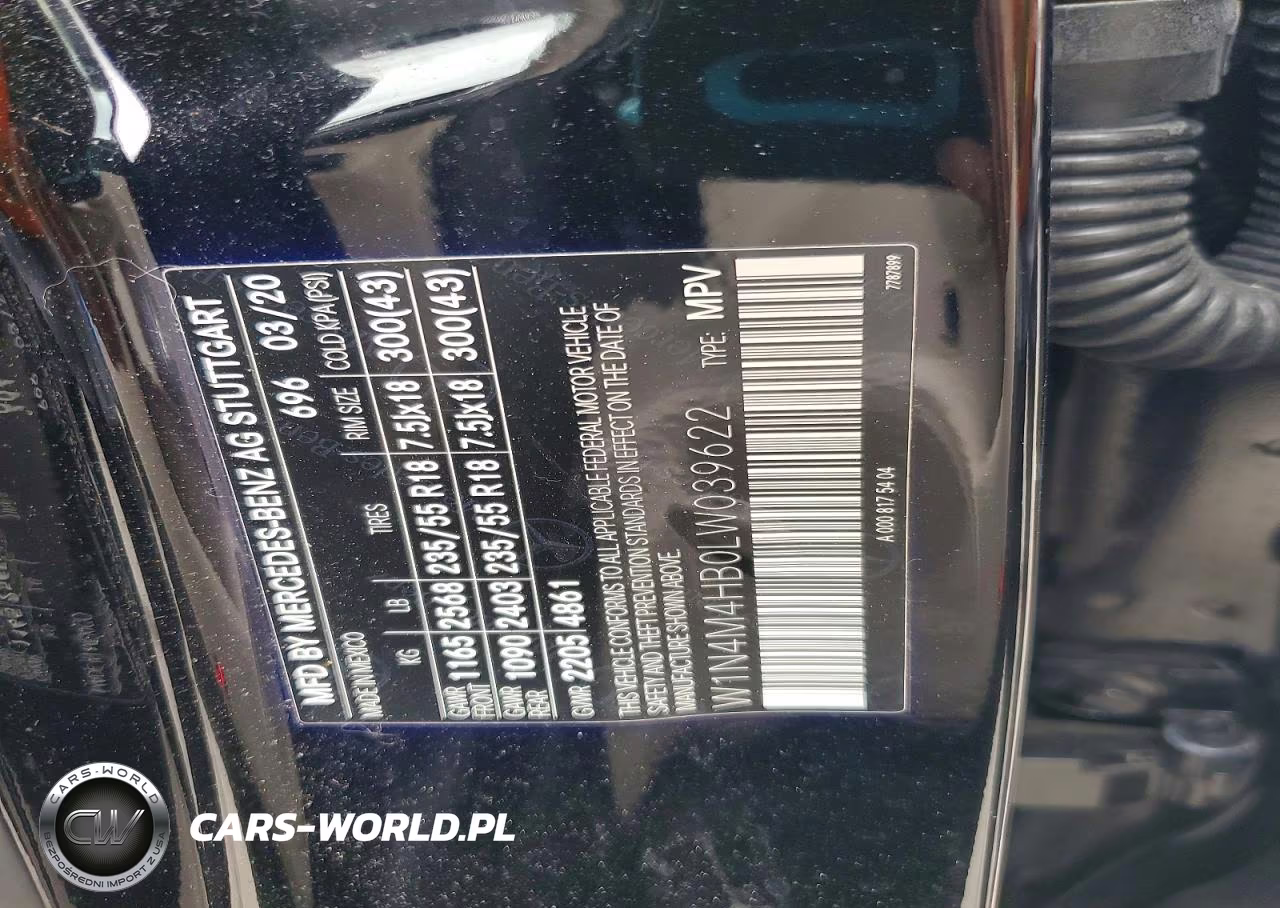 2020 Mercedes-Benz Glb 250 4Matic VIN:W1N4M4HB0LW039622 - 14