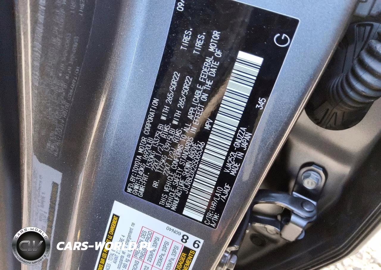 2025 Lexus Gx 550 Luxury+ VIN:JTJVBCDX2S5065346 - 14