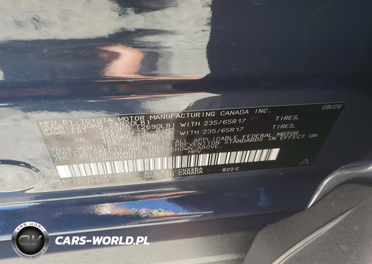 2026 Toyota Rav4 Le VIN:2T36CRAV8TC036262 - 13