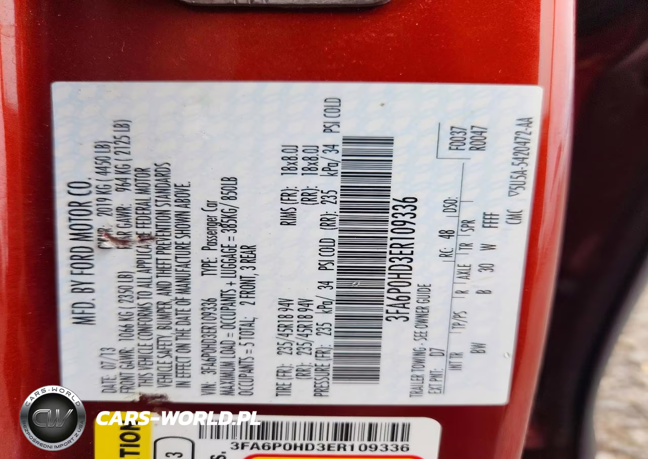 2014 Ford Fusion Se VIN:3FA6P0HD3ER109336 - 13