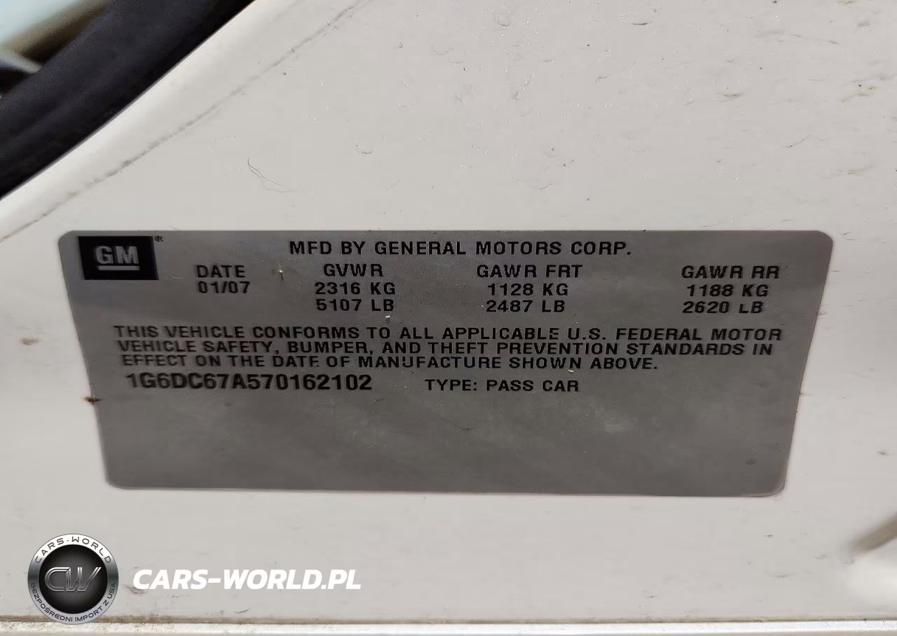 2007 Cadillac Sts VIN:1G6DC67A570162102 - 13