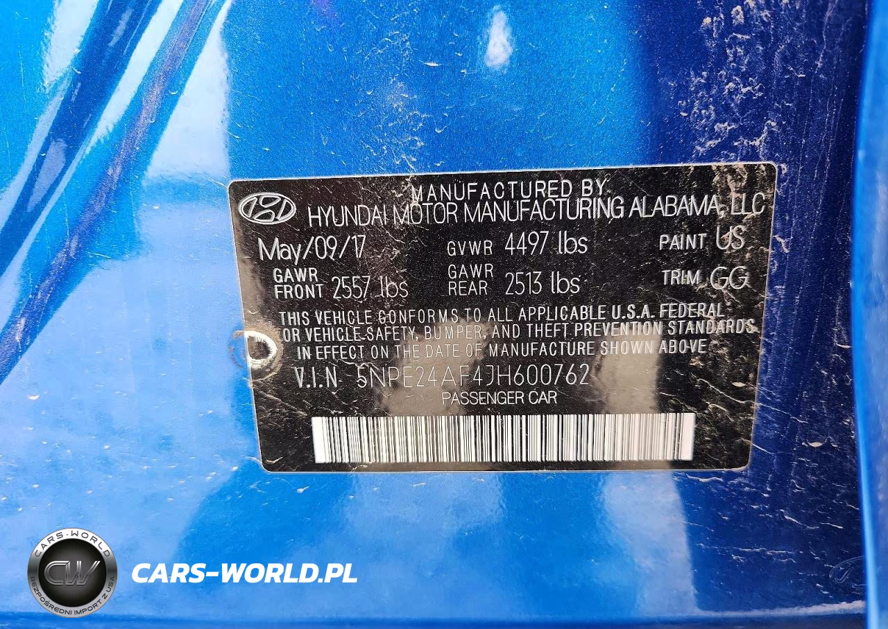 2018 Hyundai Sonata Se VIN:5NPE24AF4JH600762 - 12