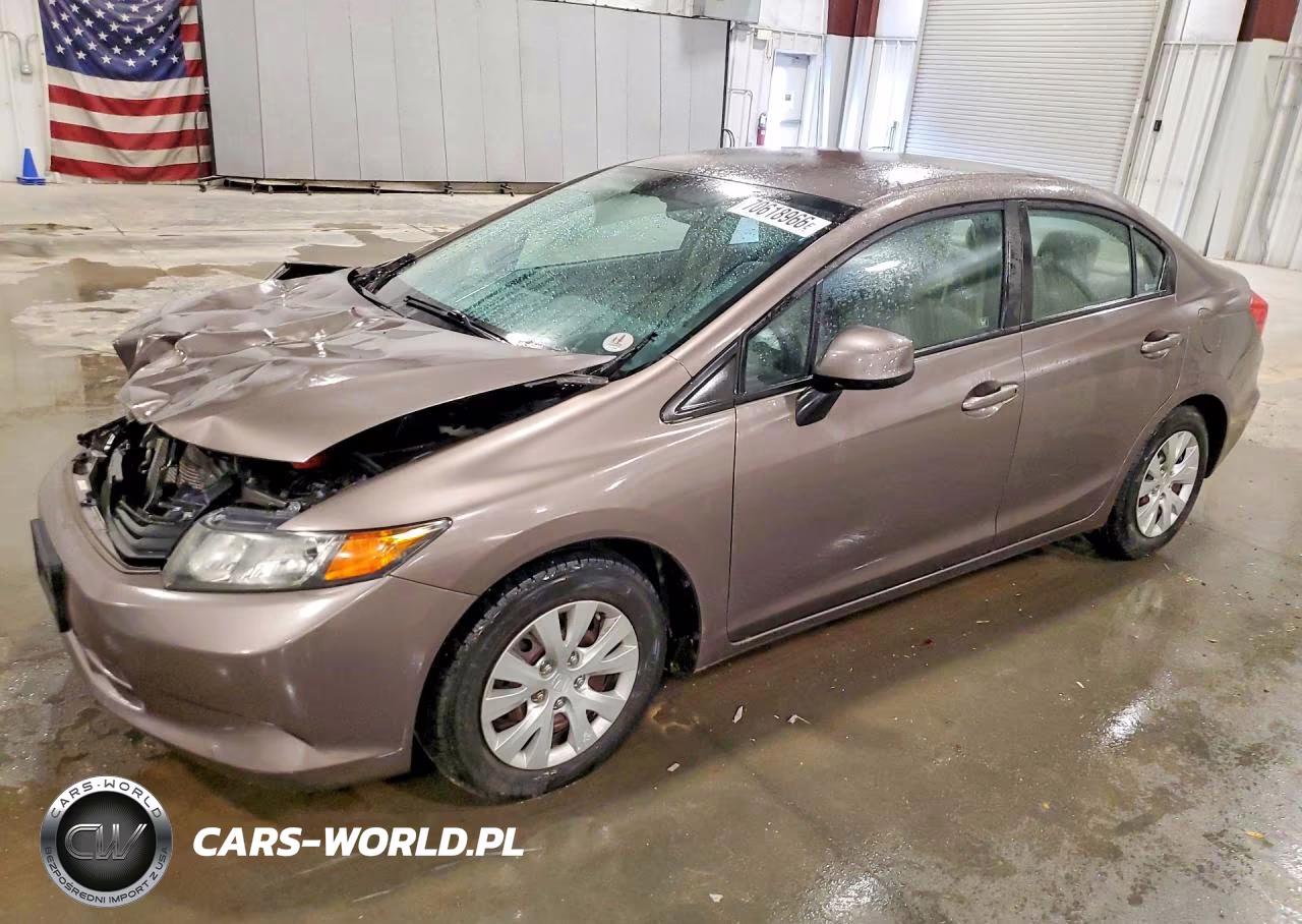 2012 Honda Civic Lx VIN:2HGFB2F58CH578559 - 1