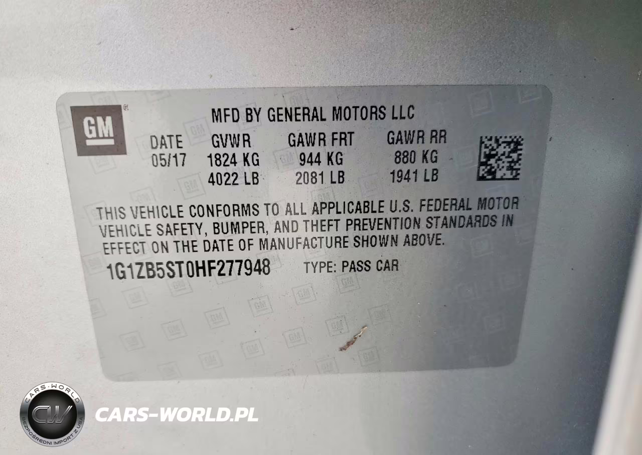 2017 Chevrolet Malibu Ls VIN:1G1ZB5ST0HF277948 - 12