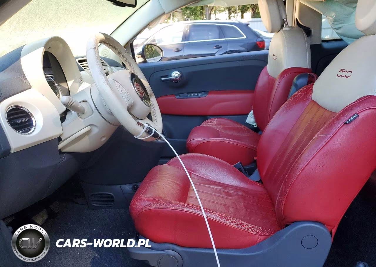 2013 Fiat 500 Lounge VIN:3C3CFFER6DT529407 - 7
