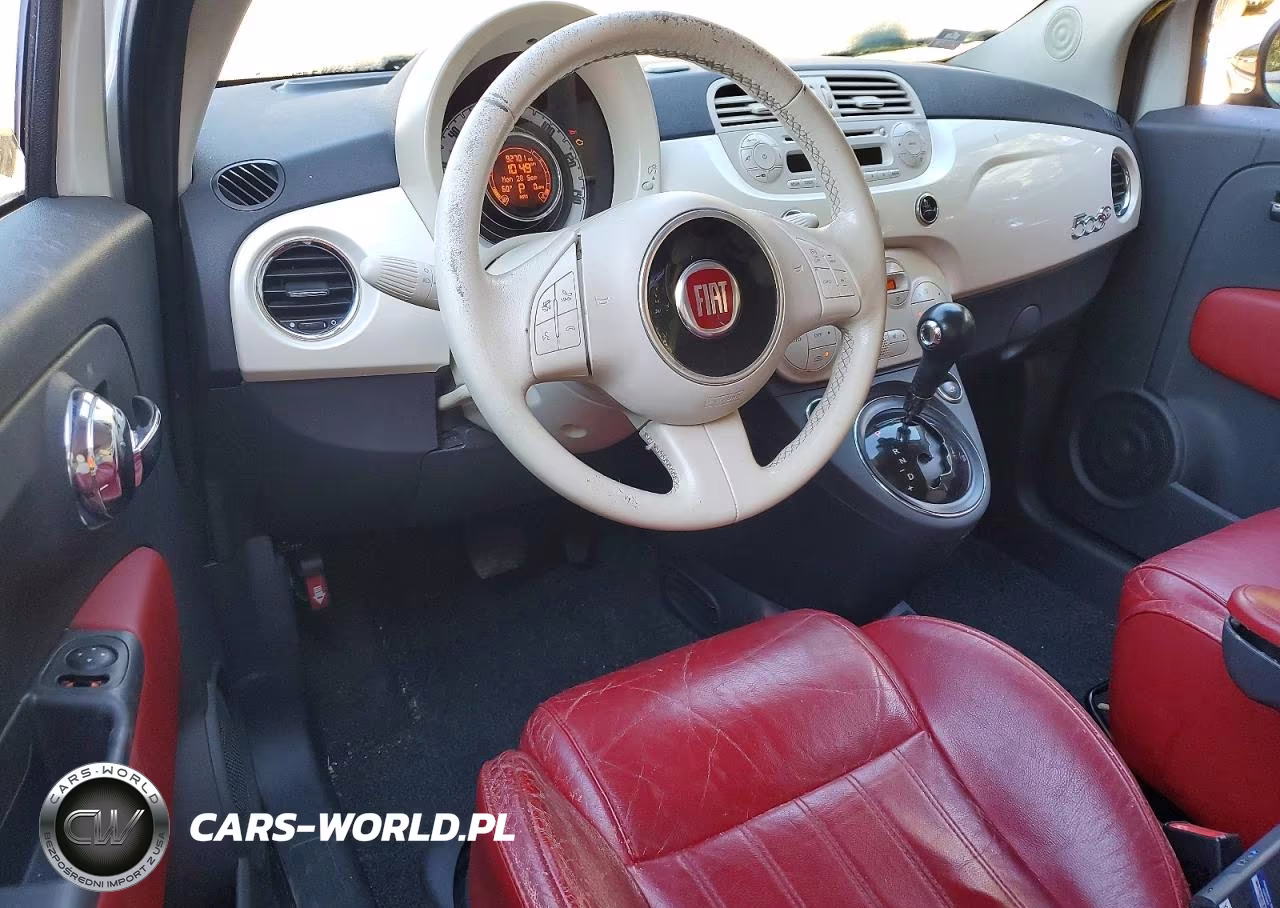 2013 Fiat 500 Lounge VIN:3C3CFFER6DT529407 - 8