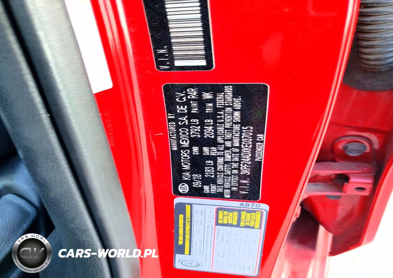 2019 Kia Forte Lxs VIN:3KPF24ADXKE037015 - 12