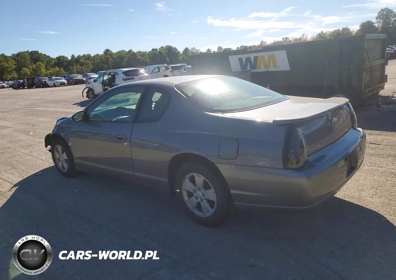 2006 Chevrolet Monte Carlo Lt VIN:2G1WM15K269186467 - 2