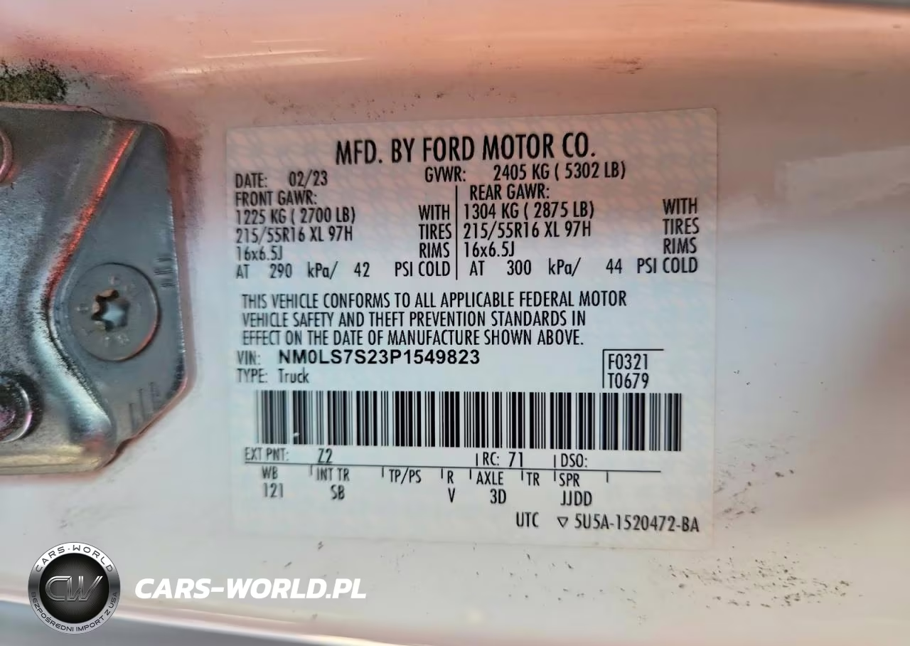 2023 Ford Transit Connect Xl Delivery Van VIN:NM0LS7S23P1549823 - 13