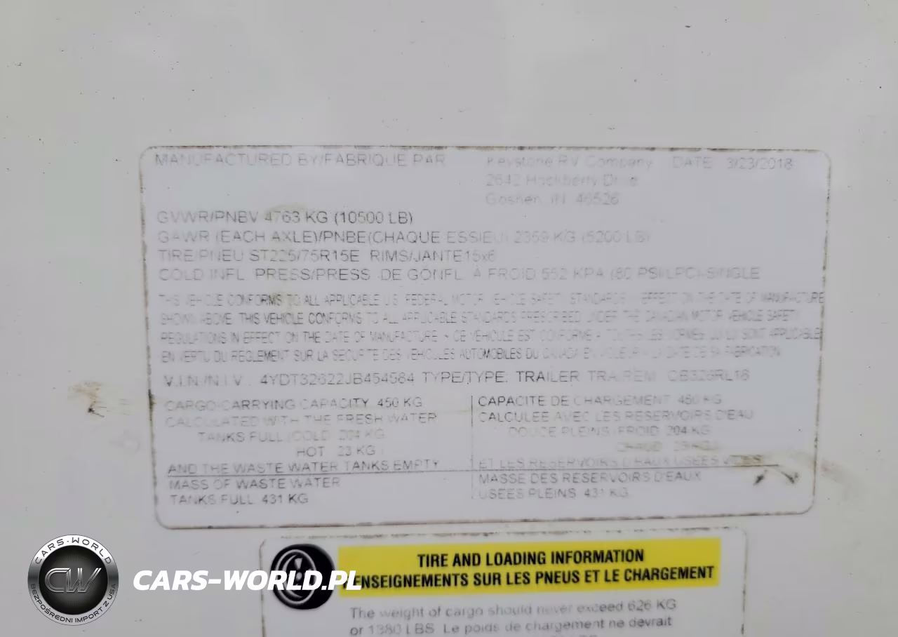 2018 Keystone Outback Camper VIN:4YDT32622JB454584 - 10