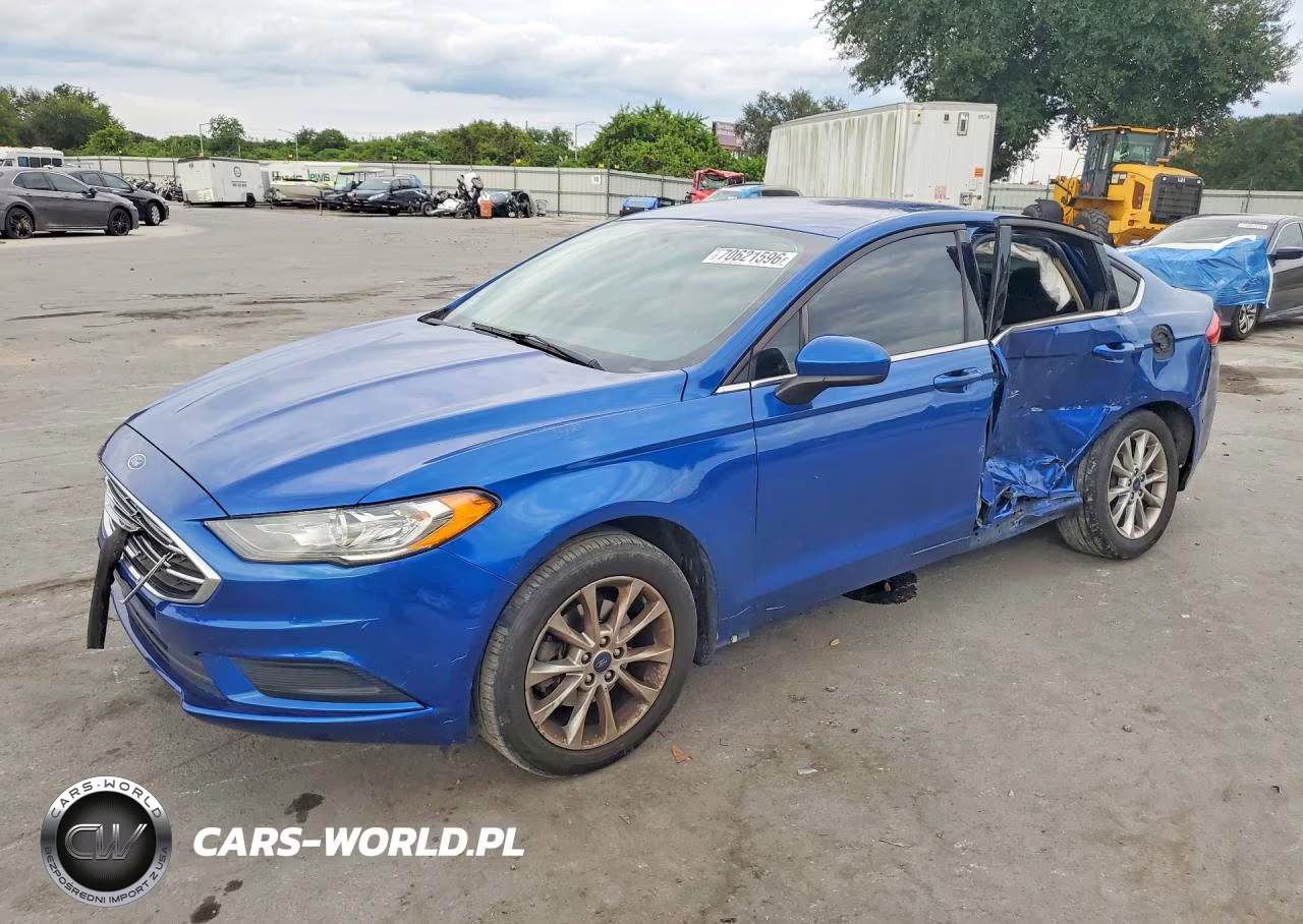 2017 Ford Fusion Se VIN:3FA6P0H71HR287423 - 1