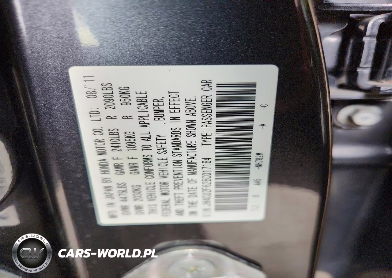 2011 Acura Tsx VIN:JH4CU2F62BC017164 - 12