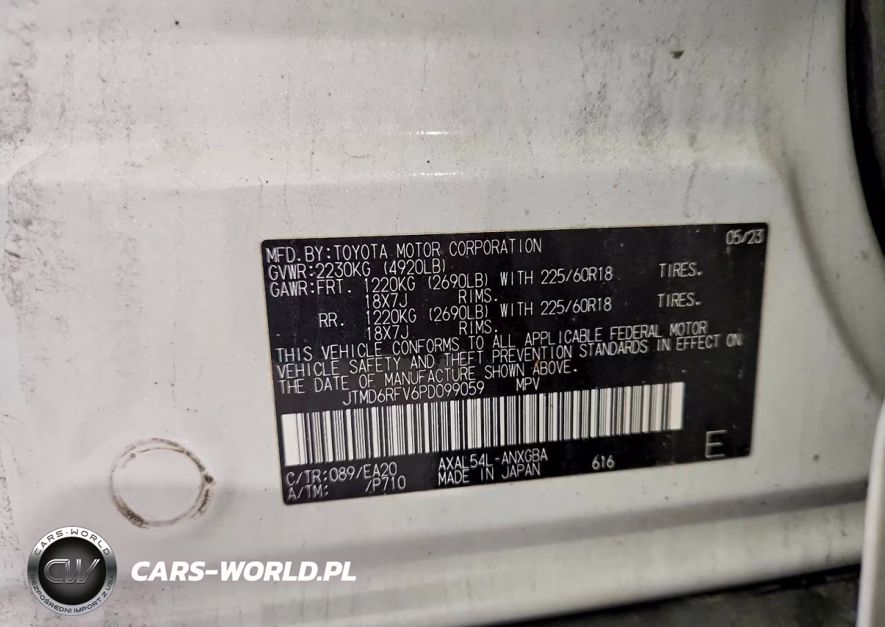 2023 Toyota Rav4 Limited VIN:JTMD6RFV6PD099059 - 14