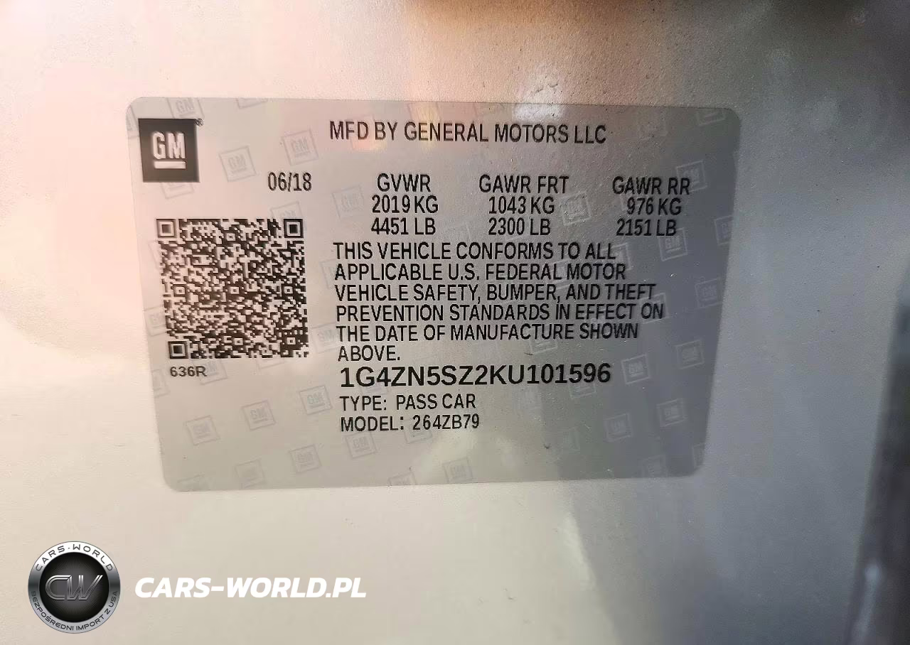 2019 Buick Lacrosse Preferred VIN:1G4ZN5SZ2KU101596 - 12