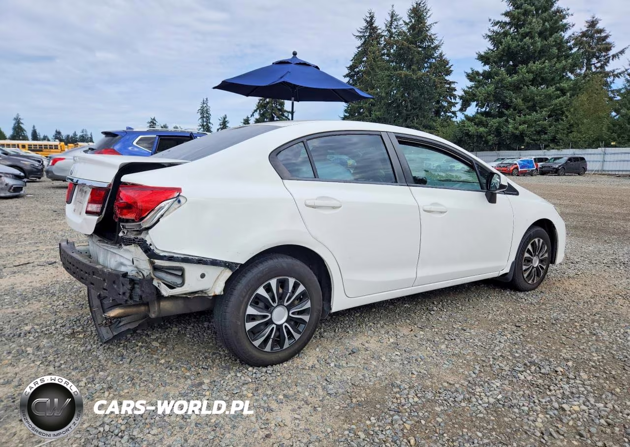 2013 Honda Civic Lx VIN:19XFB2F56DE295251 - 3