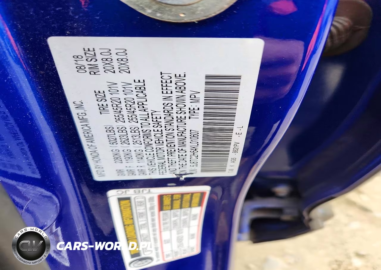 2019 Acura Rdx A-Spec VIN:5J8TC2H64KL010607 - 13