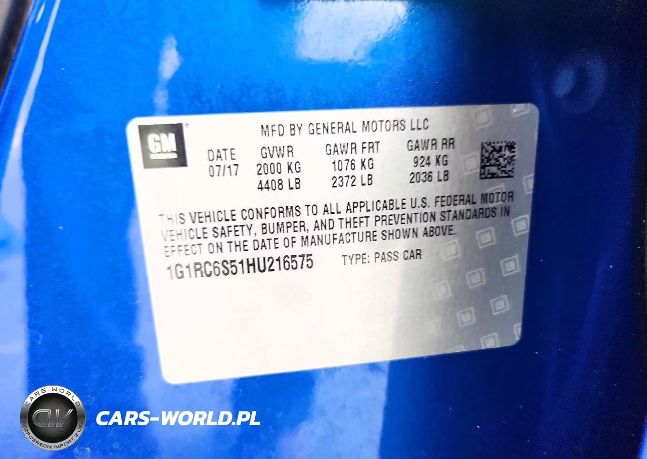 2017 Chevrolet Volt Lt VIN:1G1RC6S51HU216575 - 13