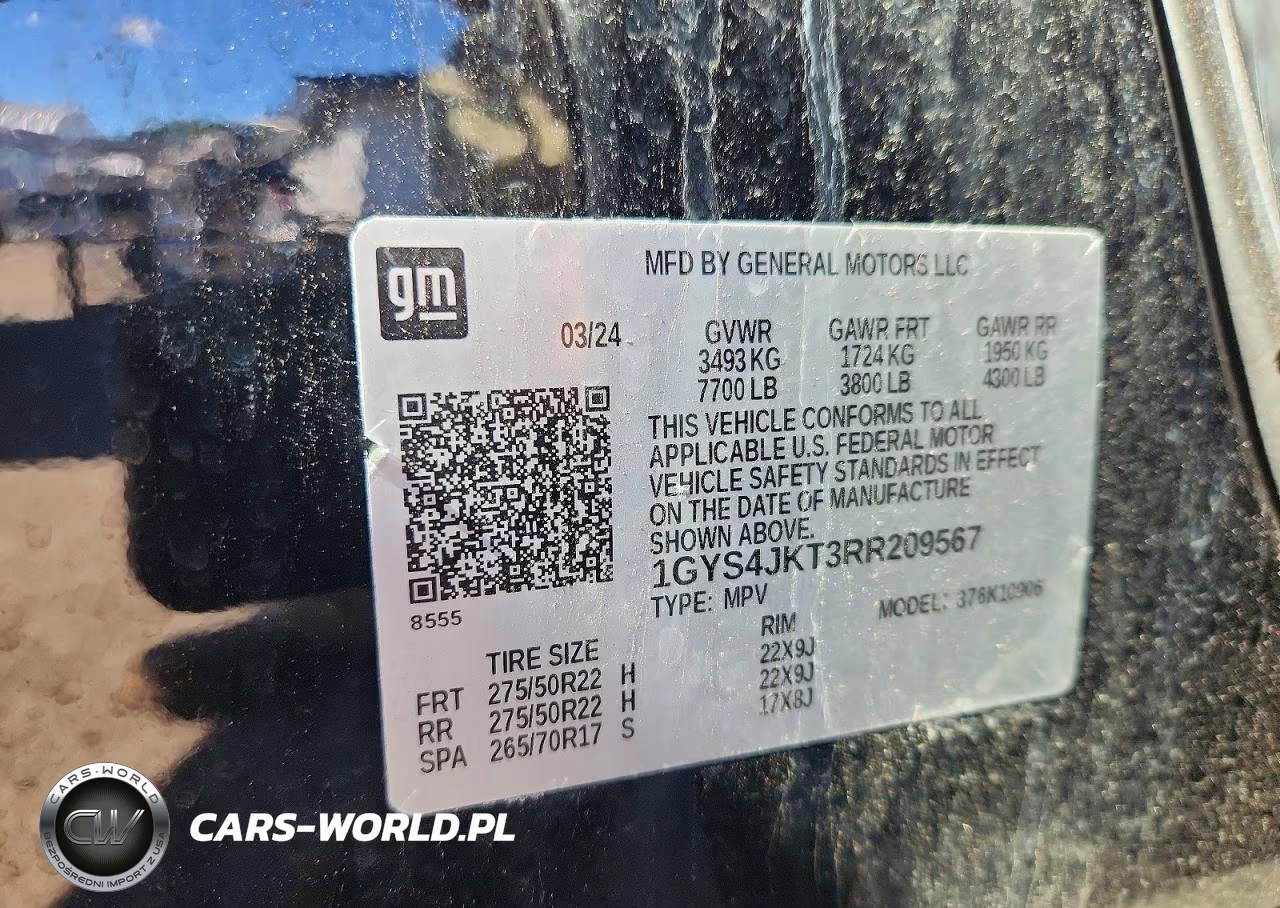 2024 Cadillac Escalade Esv Luxury VIN:1GYS4JKT3RR209567 - 13