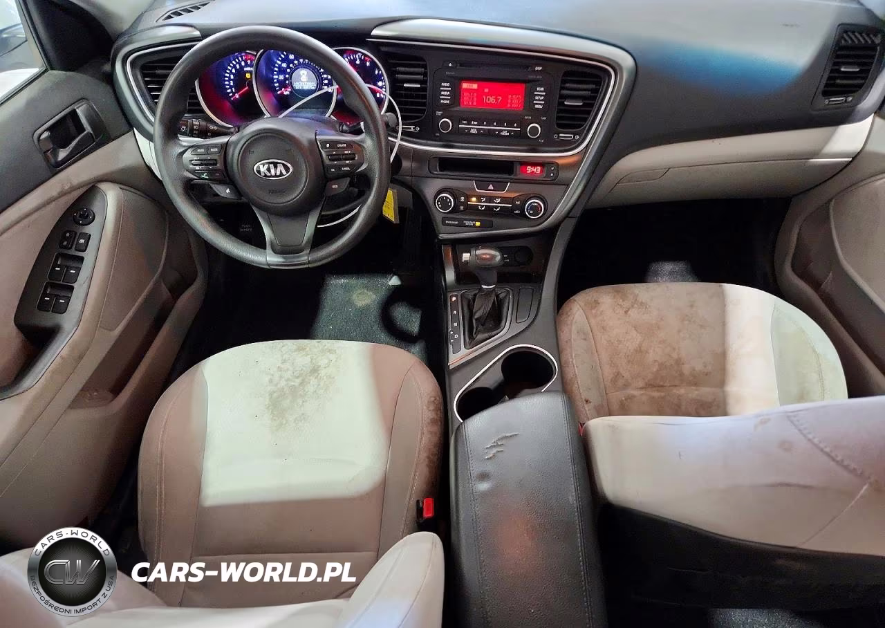2015 Kia Optima Lx VIN:5XXGM4A77FG500699 - 8
