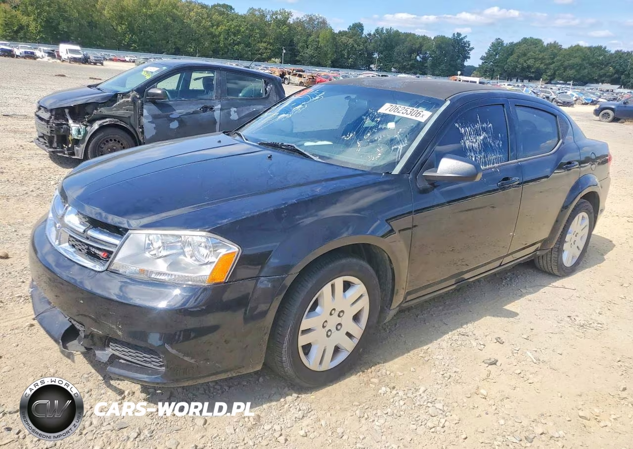 2014 Dodge Avenger Se VIN:1C3CDZAG5EN181337 - 1
